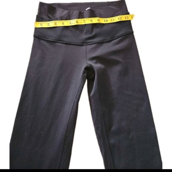 Lululemon Womens Black Straight-Up Athleisure Casual Full-On Luon Pant 6 - Picture 10 of 12
